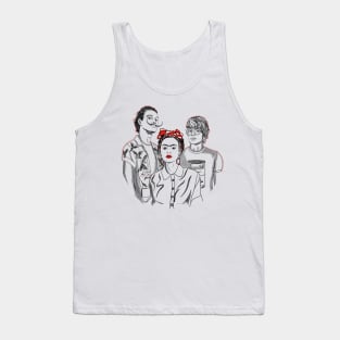 Frida Dalí Warhol Tank Top